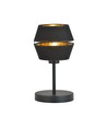 Piano Ln Sort/Guld bordlampe - Ø20 cm, E27, 230V, uden lyskilde
