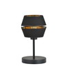 Piano Ln Sort/Guld bordlampe - Ø20 cm, E27, 230V, uden lyskilde