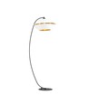 Piano Lp Hvid/Guld gulvlampe - Ø42 cm, E27, 230V, uden lyskilde