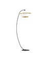 Piano Lp Hvid/Guld gulvlampe - Ø42 cm, E27, 230V, uden lyskilde
