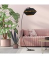 Piano Lp Sort/Guld gulvlampe - Ø42 cm, E27, 230V, uden lyskilde
