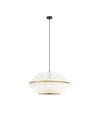 Malia 1 Hvid/Guld pendellampe - Ø42 cm, E27, 230V, uden lyskilde