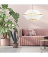 Malia 1 Hvid/Guld pendellampe - Ø42 cm, E27, 230V, uden lyskilde