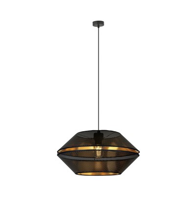 Malia 1 Sort/Guld pendellampe - Ø42 cm, E27, 230V, uden lyskilde