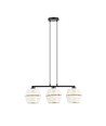 Malia 3 Hvid/Guld pendellampe - Ø15 cm, E27, 230V, uden lyskilde