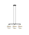 Malia 3 Hvid/Guld pendellampe - Ø15 cm, E27, 230V, uden lyskilde