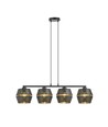 Malia 4 Sort/Guld pendellampe - Ø15 cm, E27, 230V, uden lyskilde