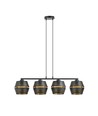 Malia 4 Sort/Guld pendellampe - Ø15 cm, E27, 230V, uden lyskilde