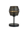 Malia Ln Sort/Guld bordlampe - Ø20 cm, E27, 230V, uden lyskilde