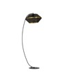 Malia Lp Sort/Guld gulvlampe - Ø42 cm, E27, 230V, uden lyskilde