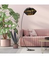Malia Lp Sort/Guld gulvlampe - Ø42 cm, E27, 230V, uden lyskilde