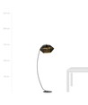 Malia Lp Sort/Guld gulvlampe - Ø42 cm, E27, 230V, uden lyskilde