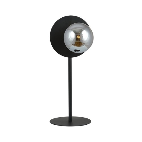 Oslo Ln Sort/Grafit bordlampe - Ø14 cm, E14, 230V, uden lyskilde