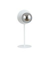 Oslo Ln Hvid/Grafit bordlampe - Ø14 cm, E14, 230V, uden lyskilde