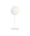 Oslo Ln Hvid/Opal bordlampe - Ø15 cm, E14, 230V, uden lyskilde