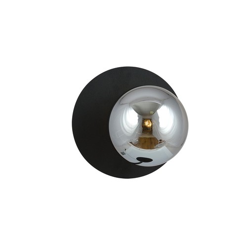 Oslo K1 Sort/Grafit væglampe - Ø14 cm, E14, 230V, uden lyskilde