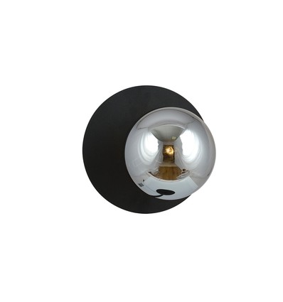 Oslo K1 Sort/Grafit væglampe - Ø14 cm, E14, 230V, uden lyskilde