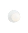 Oslo K1 Hvid/Opal væglampe - Ø15 cm, E14, 230V, uden lyskilde