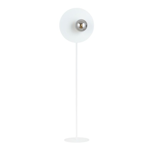 Oslo Lp Hvid/Grafit gulvlampe - Ø14 cm, E14, 230V, uden lyskilde