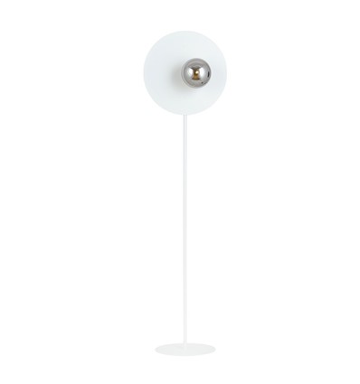 Oslo Lp Hvid/Grafit gulvlampe - Ø14 cm, E14, 230V, uden lyskilde