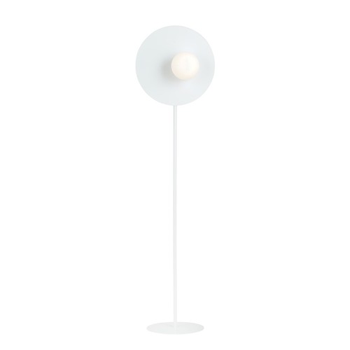 Oslo Lp Hvid/Opal gulvlampe - Ø15 cm, E14, 230V, uden lyskilde