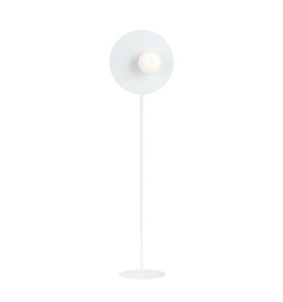 Oslo Lp Hvid/Opal gulvlampe - Ø15 cm, E14, 230V, uden lyskilde
