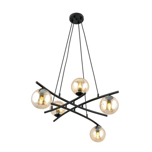 Essa 5 Rav pendellampe - Ø14 cm, E14, 230V, uden lyskilde