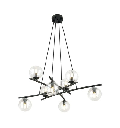 Essa 8 Transparent pendellampe - Ø14 cm, E14, 230V, uden lyskilde