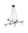 Essa 8 Transparent pendellampe - Ø14 cm, E14, 230V, uden lyskilde