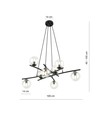 Essa 8 Transparent pendellampe - Ø14 cm, E14, 230V, uden lyskilde