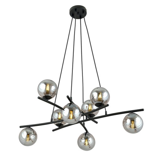 Essa 8 Grafit pendellampe - Ø14 cm, E14, 230V, uden lyskilde