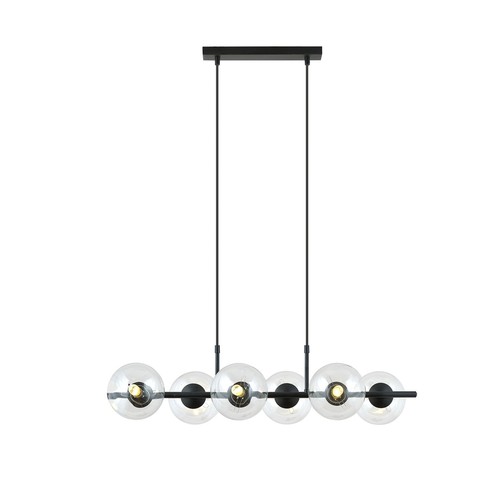 Rory 6 Transparent pendellampe - Ø14 cm, E14, 230V, uden lyskilde