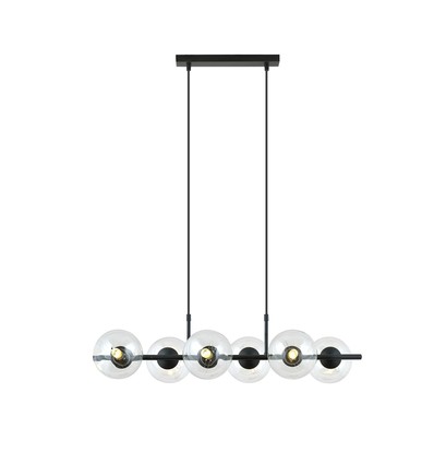 Rory 6 Transparent pendellampe - Ø14 cm, E14, 230V, uden lyskilde