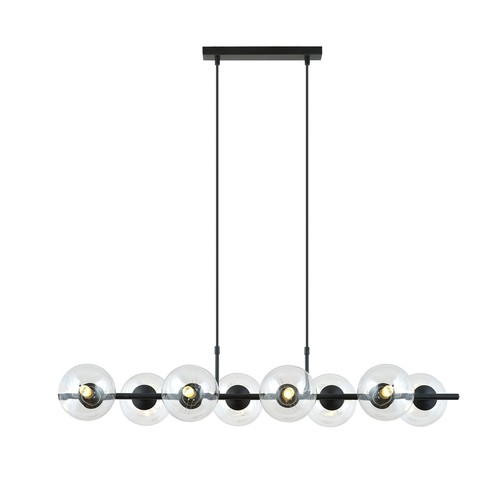 Rory 8 Transparent pendellampe - Ø14 cm, E14, 230V, uden lyskilde