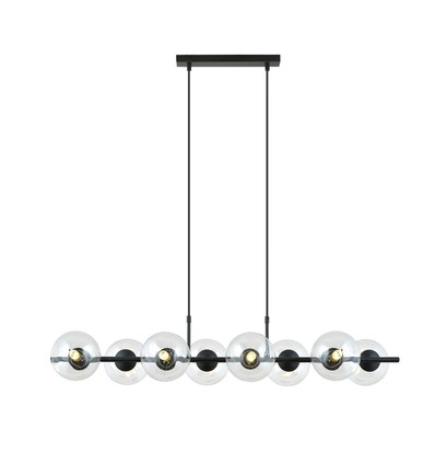 Rory 8 Transparent pendellampe - Ø14 cm, E14, 230V, uden lyskilde