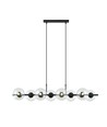 Rory 8 Transparent pendellampe - Ø14 cm, E14, 230V, uden lyskilde