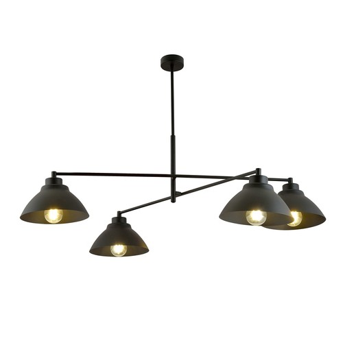 Maverick 4 Sort lysekrone - Ø22 cm, E27, 230V, uden lyskilde