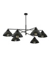 Maverick 6 Sort lysekrone - Ø22 cm, E27, 230V, uden lyskilde