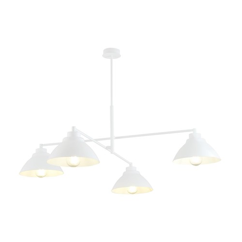 Maverick 4 Hvid lysekrone - Ø22 cm, E27, 230V, uden lyskilde