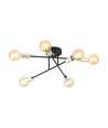 Veken 6B Sølv loftslampe - E27, 230V, uden lyskilde