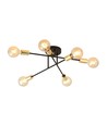 Veken 6B Guld loftslampe - E27, 230V, uden lyskilde