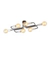 Veken 6A Sølv loftslampe - E27, 230V, uden lyskilde