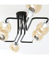 Veken 6A Sølv loftslampe - E27, 230V, uden lyskilde