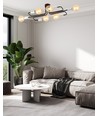 Veken 6A Sølv loftslampe - E27, 230V, uden lyskilde