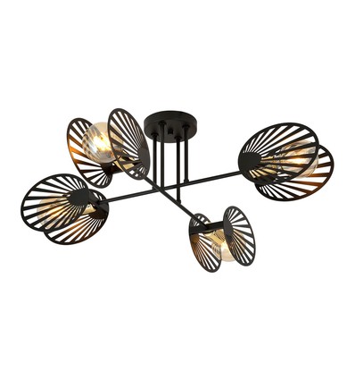 Talia 4 Sort loftslampe - E27, 230V, uden lyskilde