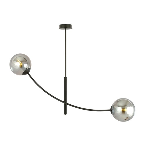 Hunter 2 Sort/Grafit loftslampe - Ø14 cm, E14, 230V, uden lyskilde
