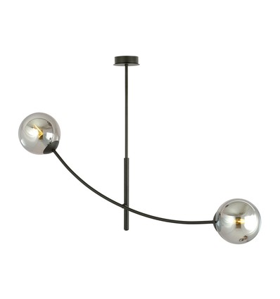 Hunter 2 Sort/Grafit loftslampe - Ø14 cm, E14, 230V, uden lyskilde