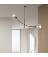 Hunter 2 Sort/Grafit loftslampe - Ø14 cm, E14, 230V, uden lyskilde