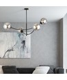 Hunter 4 Sort/Grafit loftslampe - Ø14 cm, E14, 230V, uden lyskilde