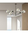 Hunter 6 Sort/Grafit loftslampe - Ø14 cm, E14, 230V, uden lyskilde